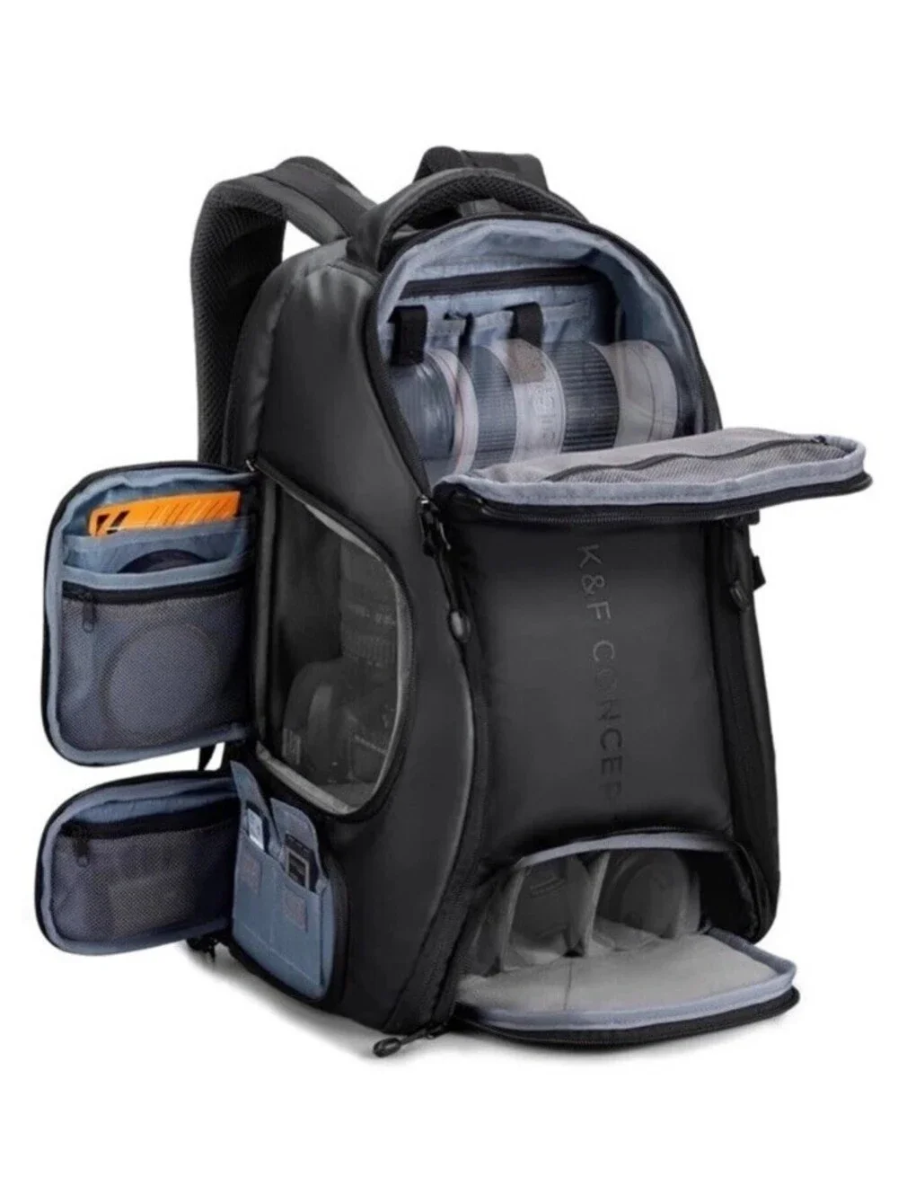 K&F Concept 25L Hard Shell Camera Backpack Rucksack Bag for Photography DSLR SLR